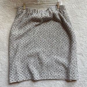 St. John Collection Black Tweed Skirt